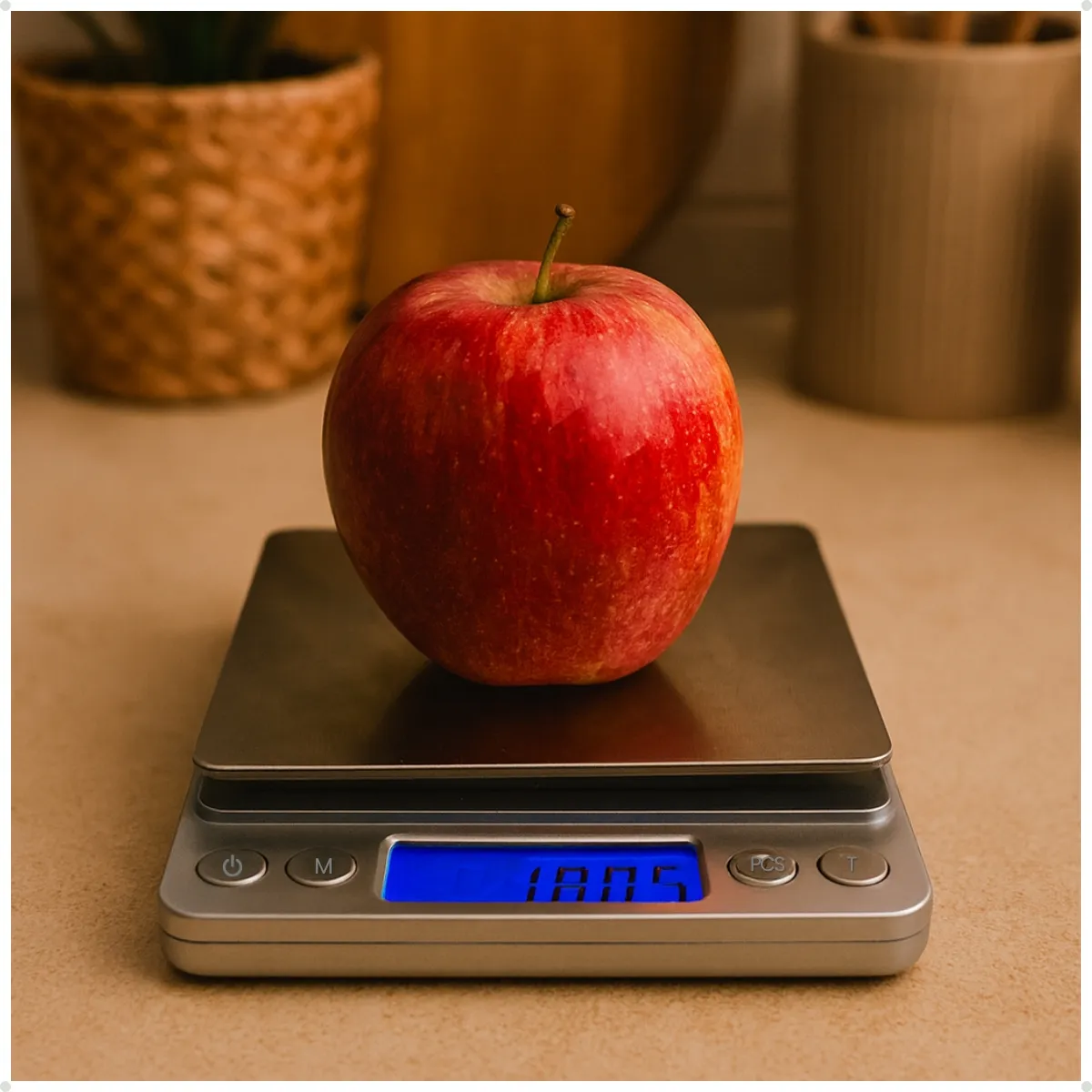 Balança Digital Mini De Alta Precisão 0,1g- 2kg Cozinha Profissional Pesar Alimentos Moderna Mix