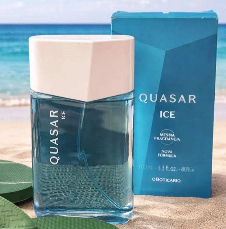 Quasar Ice Deo Colônia Fougère Aldeídica 100ml Boticário Masculino