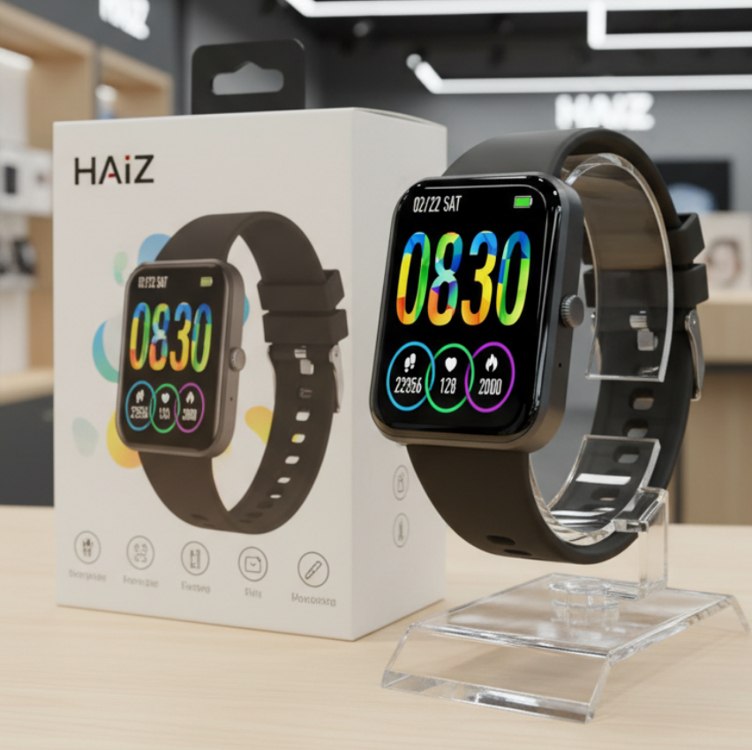 HAIZ Smartwatch Relógio Inteligente 44mm IP67 Faz e Recebe Chamadas My Watch I Pro HZ-ZL34-PRETO