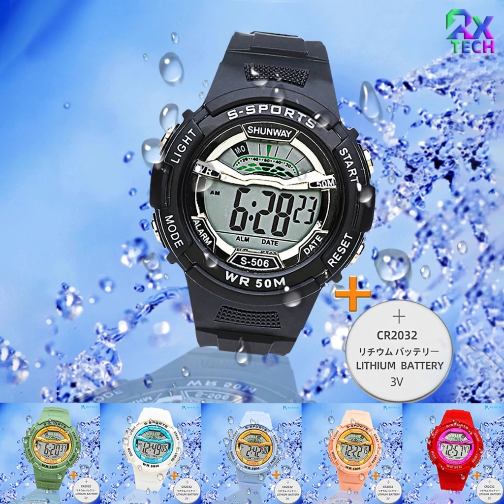 Relogio Pulso Infantil a Prova D'Água Digital Esportivo Cronômetro